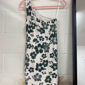 Abercrombie one shoulder dress